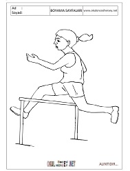 atletizm boyama sayfaları
